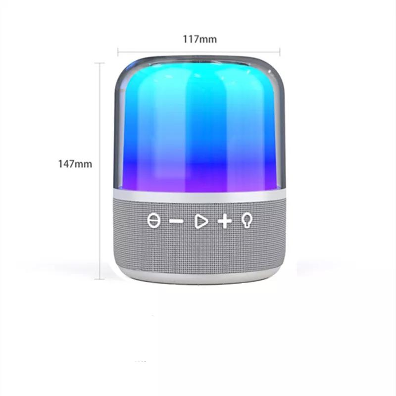 Portable 3D Surround Sound Super Bass Home Theater System TWS Wireless Speaker Desktop Subwoofer LED Light 30w Bluetooth Speaker