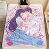 1PC Kimi Ni Todoke Print Flannel Blanket, High Quality All Seasons, Home Decor, Warmth and Comfort, Perfect for Christmas Gifts