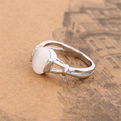 Anello Argento Chiaro di Luna Crepuscolare Gioielli