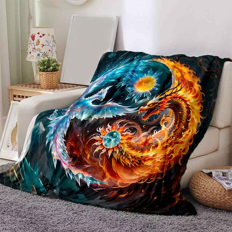

1pc Starry Sky Majesty Lion Blanket Home Decorative Throw Blanket for and , Soft Warm Bedding Coverlet, All Seasons Use .K087 80x120cm