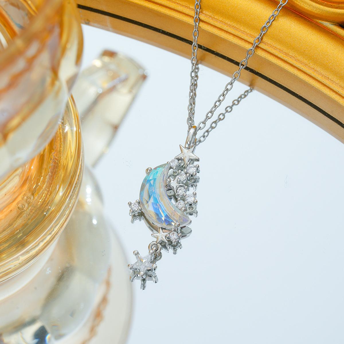 

Ожерелье Moon Star River для женщин с универсальным высококачественным темпераментным ожерельем на ключицу