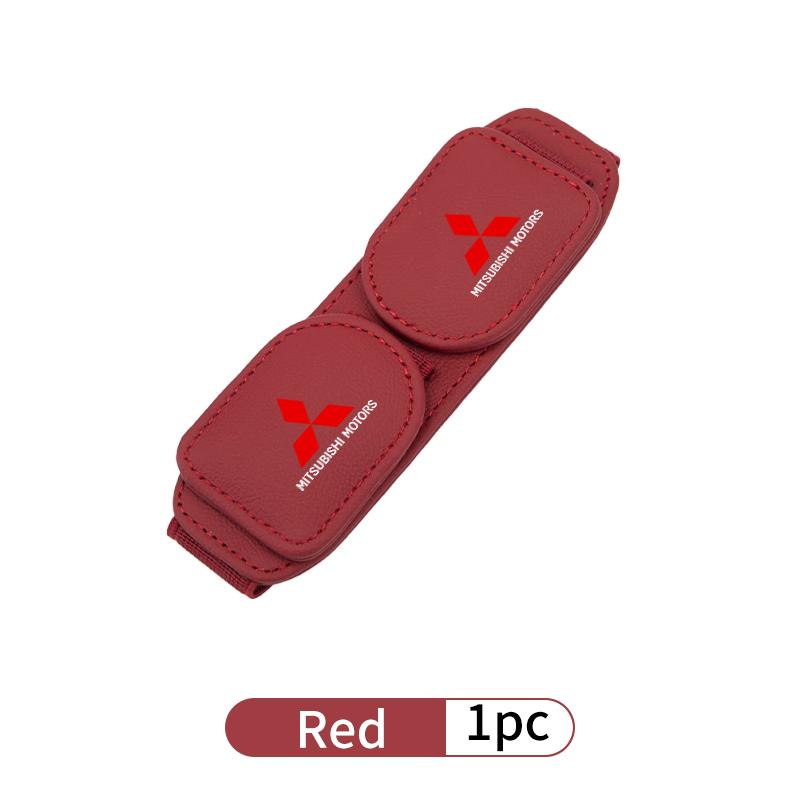 For Mitsubishi Car Eyeglass Holder Glasses Storage Card Ticket Clip Storage Accessories Outlander Lancer Cross Colt Xpander