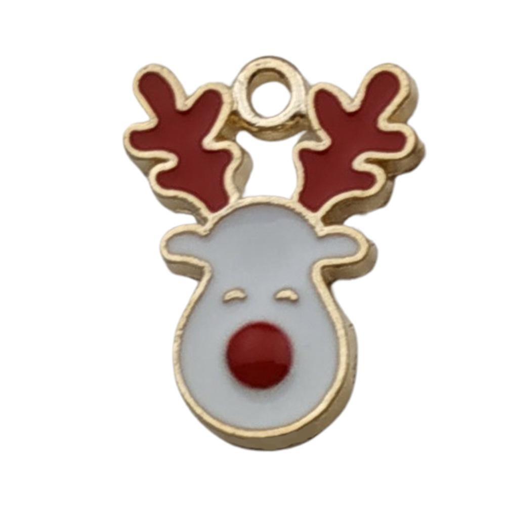 140 Kinds Of Christmas Drips Santa Claus Snowman Snowflake Deer Earrings Bracelet Pendant Diy Jewelry Accessories
