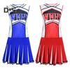 2 bucăți/set ținută de performanță majoretă Set de fuste fără mâneci pentru liceu Glee Club pentru fete Costum de majorete pentru varsity rochie de majorete