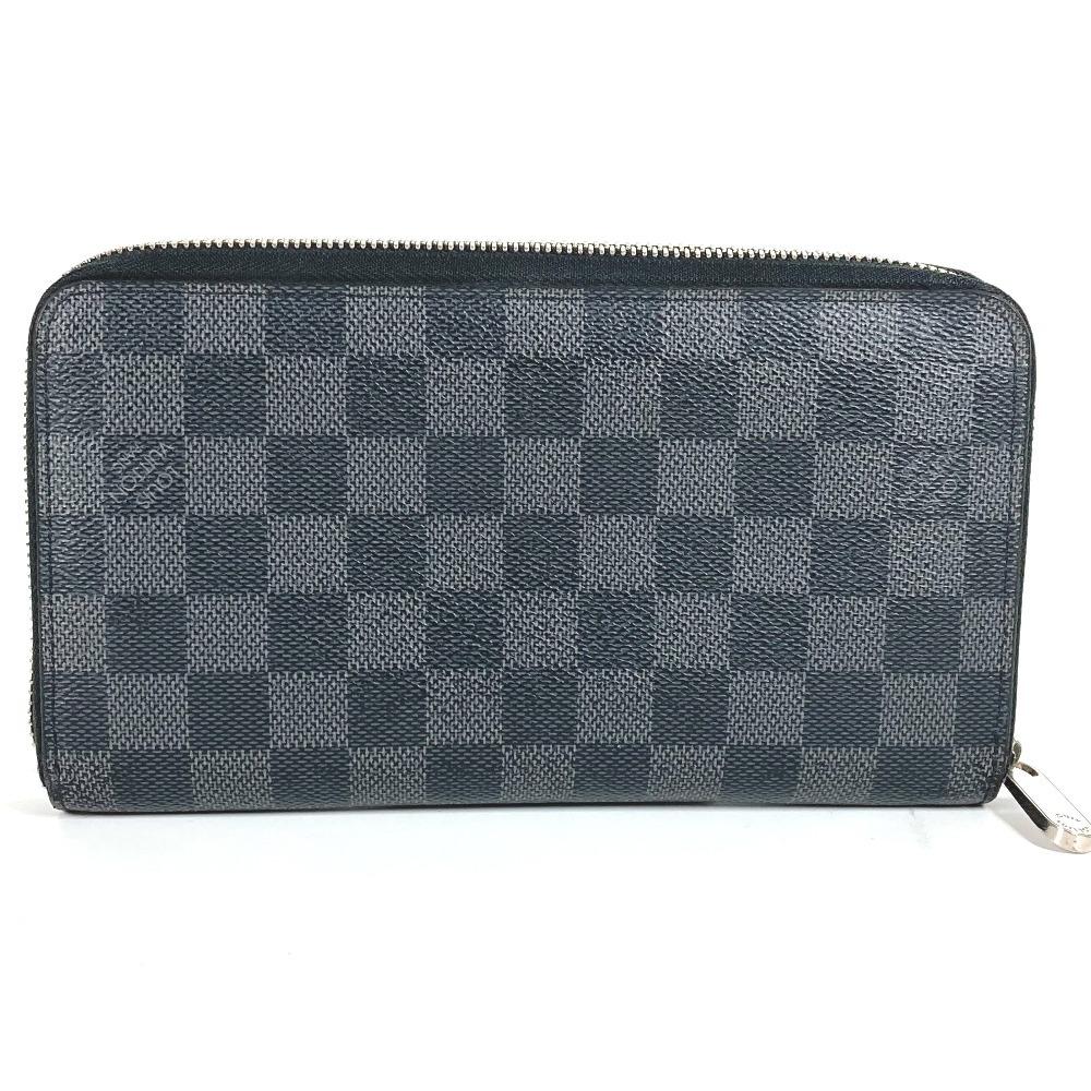 Louis Vuitton N60111  Damier Graphite Zippy Organizer Zip Around Long Wallet