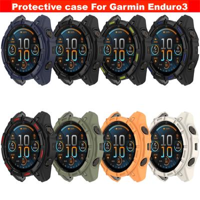 Protective Case For Garmin Enduro 3 Smart Watch Screen Protector Bumper For Garmin Enduro3 Smart Watches Accessories