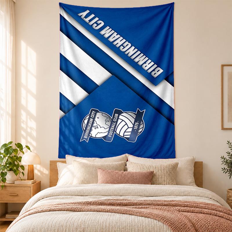 Birmingham City FC Tapestry Highquality for Decorating Living Room Bedroom Dorm Walls Ideal As Bedroom Wallart Orholiday Gift