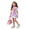 Infant Newborn Baby Girls Boys Loose Print T-shirt+Pants Print Outfits Set