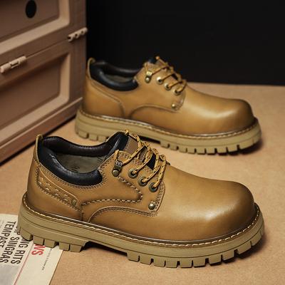 Martin Boots Men's Low-top Tooling Boots 2025 New Outdoor Retro Style Casual Versatile Big Head Trendy Shoes