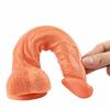 Soft Elbow Double Layer Liquid Silicone Penis Large Simulation Female Masturbation Device Manual Adult Sex Products