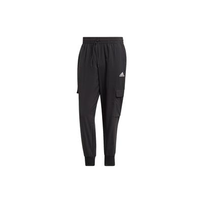 Essentials Cargo Knöchellange Hose mit Logo-Bündchen Herren Unterteile Schwarz HA4348