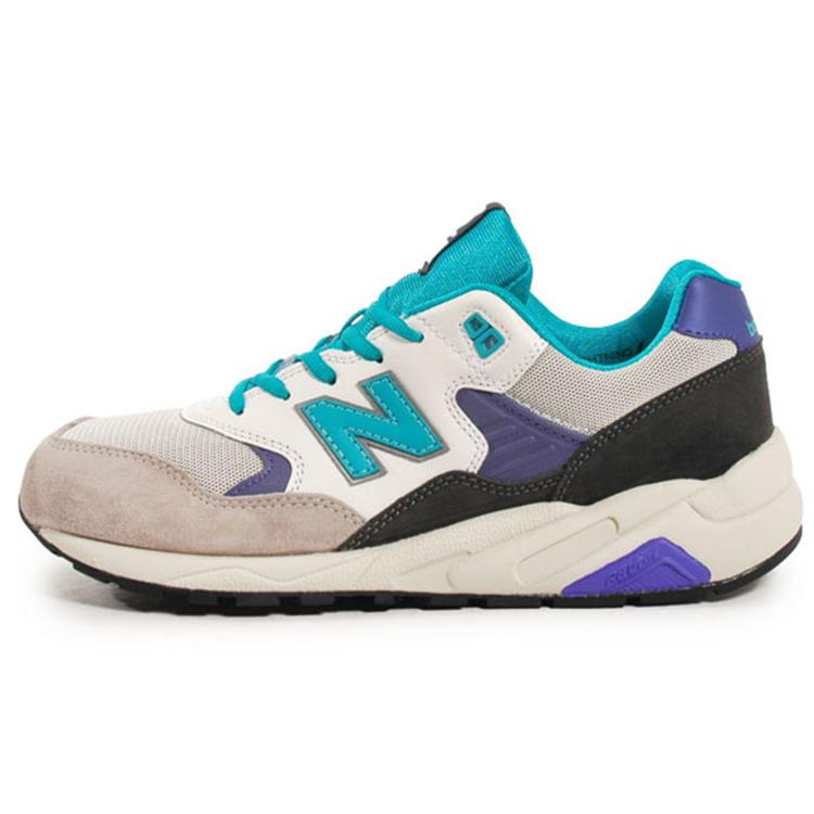 

New Balance NB 580 Comfortable Abrasion Resistant Abrasion Resistant Low top Running Shoes Men s Gray White Blue MRT580WT 42