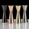 15/30ml oder 30-45ml Doppel-Shot Edelstahl Messbecher Cocktail Shaker Drink Spirituosenmaß Jigger Küche Bar Barzubehör Werkzeuge