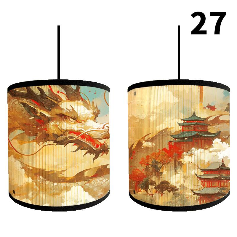 Japanese Style Lamp Shade Bamboo Art Light Cover Bar Cafe Homestay Restaurant Decor Chandelier 30cm Home Bedside Wall Lamp Cover