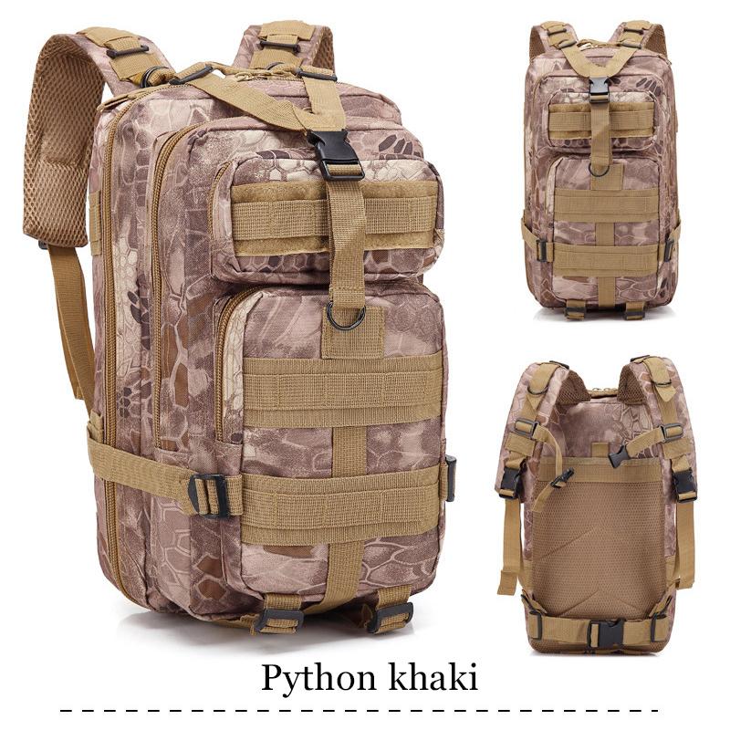 30L Outdoor Tactical Backpack 900D Oxford Waterproof Daypack for Men and Women