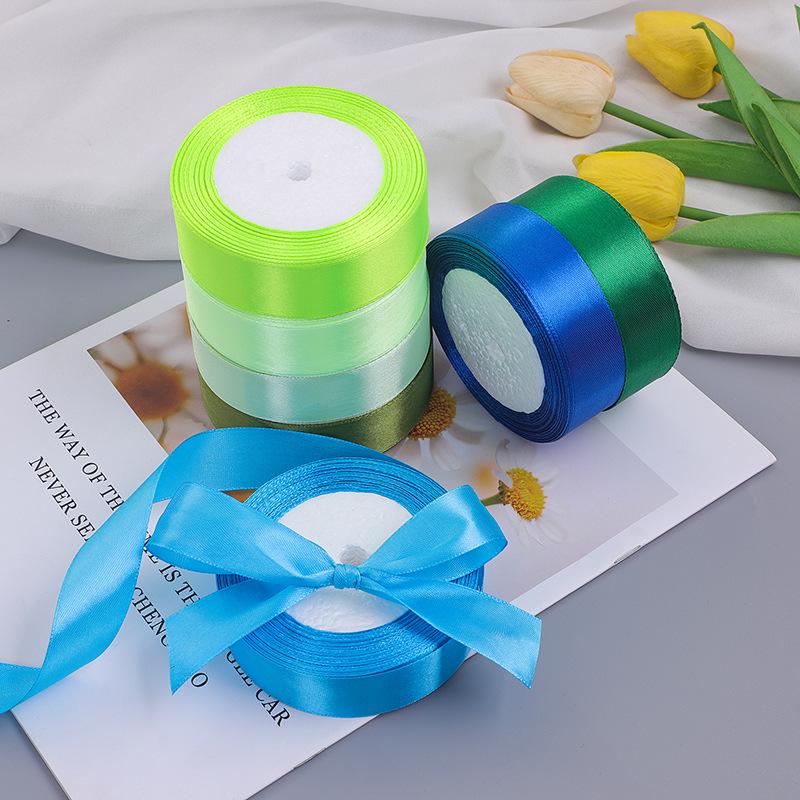 2 cm Satin-Polyesterband für Geschenkverpackungen und Hochzeitstortendekoration