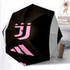 1 Stück Robuster Automatikschirm mit 8 Speichen, Juventus Fußballclub Schirm, Digitaldruck, Faltbarer Schirm für Unterwegs im Freien