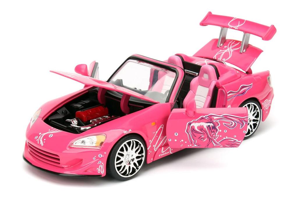 Jada Toys Fast & Furious Series 1/24 F&F Honda S2000 Pink/Graphics (Suki) Finished Product