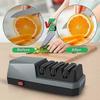 2026 New Electric Knife Sharpener- Knife Sharpeners, 3 Stage Electric Knife Sharpener, 3-Stage, Grey EU Plug