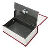 Book Safe Storage Box with Keys Stainless Steel Secret Hidden Book Shape Case for Home Office Shop