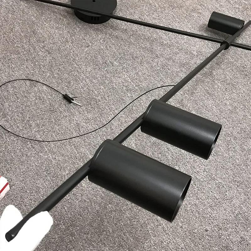 Moderner minimalistischer Restaurant-Langkronleuchter nordisches Designer-Wohnzimmerbeleuchtung Bar Küche Heimdekoration Hängeleuchte