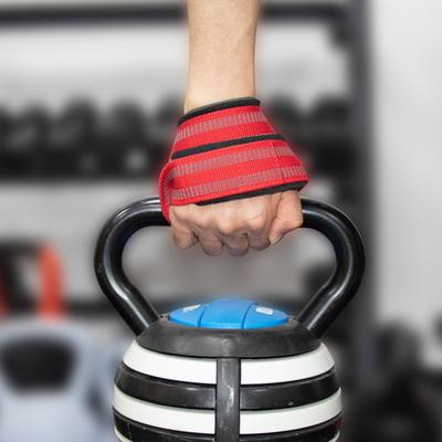 1 Paio di Cinghie di Sollevamento a 8 Figure Uomo Donna Antiscivolo Imbottite Fascia per Presa Weightlifting