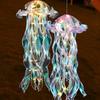 LED Night Light Gradient Jellyfish Pendant Colorful Lamp Ornament Decorative Night Lamp Gift for Friends And Children
