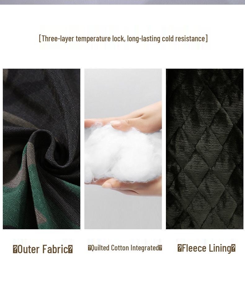 Men's Winter Camouflage Jacket: Thickened Cotton, Waterproof, Anti-Cold Military-Style Coat, Plus Velvet, 2024 Model
