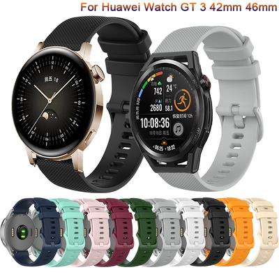 Νέα Λουράκια Ρολογιού Για Huawei Watch GT3 42mm 46mm Σιλικόνη Λουράκι Έξυπνου Ρολογιού Υπαίθριο Αθλητικό Βραχιόλι Για GT Runner 46mm Correa
