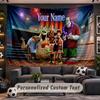Hotel Transylvania Personalized Tapestry Support Custom Name, Wall Art Home Decoration