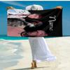 Personalized customized proof beach towel with Lil Peep pattern - soft, absorbent,quick-drying,perfect swimming,camping&bathing