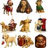 Christmas Tree Hanging Decor 2026 Labrador Advent Calendar 24 Days 2D Flat Acrylic Dog Ornaments Countdown Collectible Cute Festive Pendants