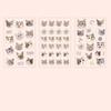 3 Piece Lovely Cat Sticker Real Shot Kawaii Cat Stationery Sticker DIY Decorative Scrapbook Cat Sticker Cute Student Supplies