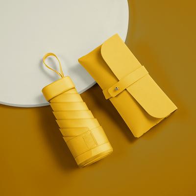 Ultralehký a kompaktní přenosný kapslový deštník UV ochrana deštník Mini pětiskladný deštník Cestovní deštník