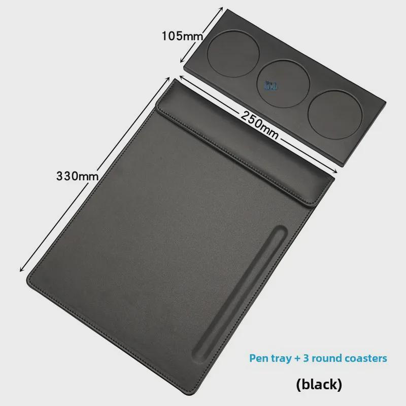 A4 Leather Conference Writing Pad Folder for Business and Hotel Contracts