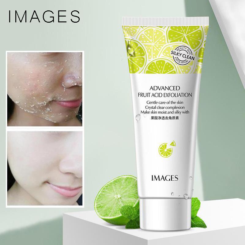 Gel peeling agli acidi della frutta, crema esfoliante, scrub esfoliante, pulizia profonda, idratazione, rimozione dei punti neri, detergente per il viso