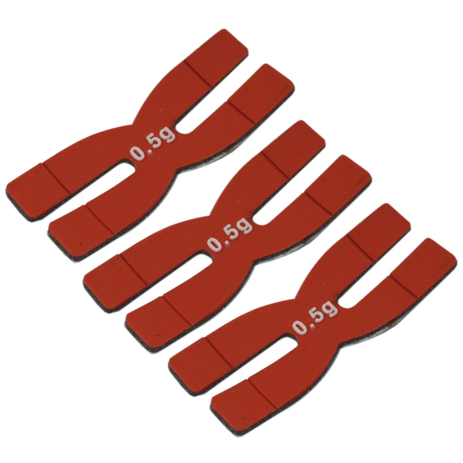 

3Pcs 0.5g Racket Head Balance Strips Badminton Racket Weight H-shaped Tennis Racquet Weight Badminton Sports Accessories красный
