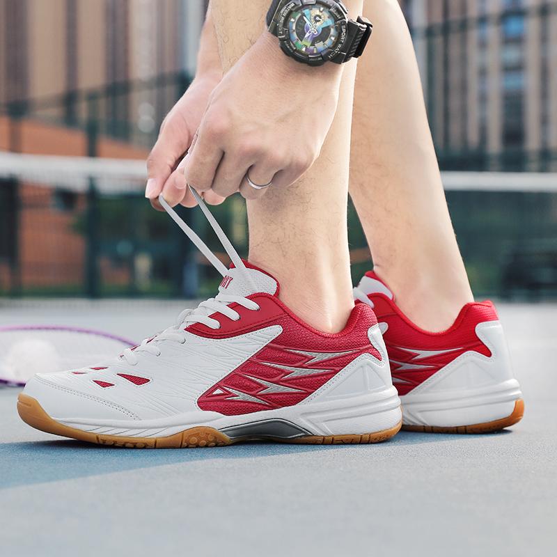 Large Size 38-48  Tennis Shoes Lovers Badminton Shoes Mesh Breathable Athletes Competition Training Sports Shoes  Sneakers Women