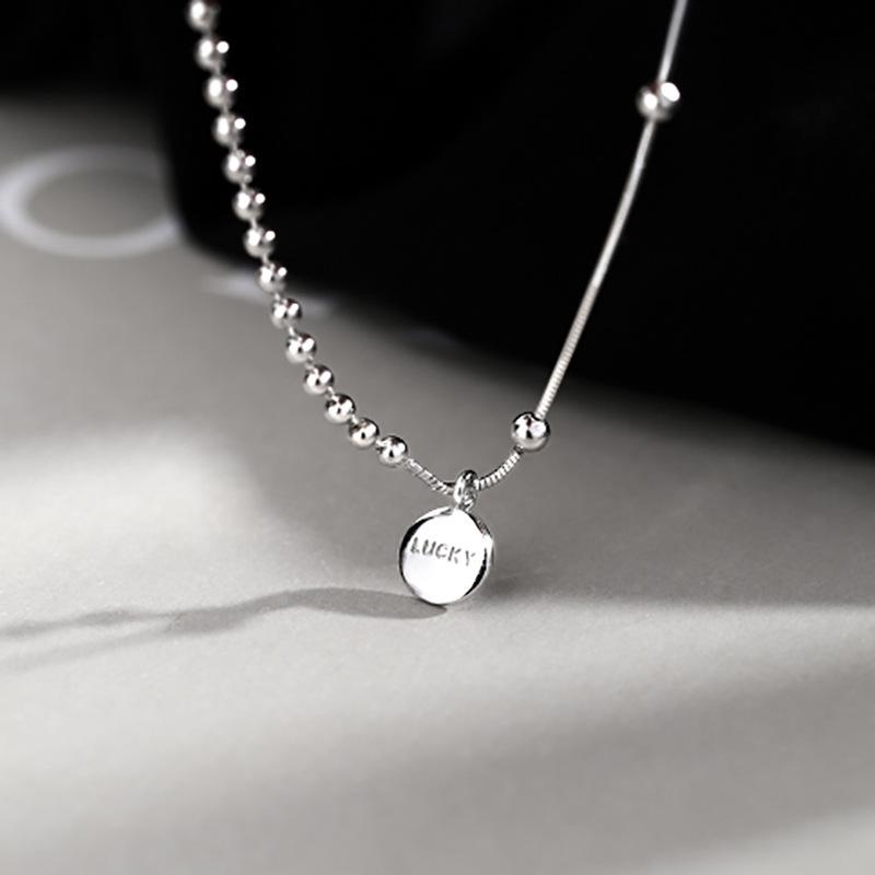 Niche Design Feeling Náramek Studený vítr Lucky Letter Brand Jewelry Simple