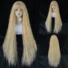 PARK YUN Long Curly Wave Ash Wig For Women Daily Use Cosplay High Density Synthetic Layered Wigs Natural Looking With Bangs