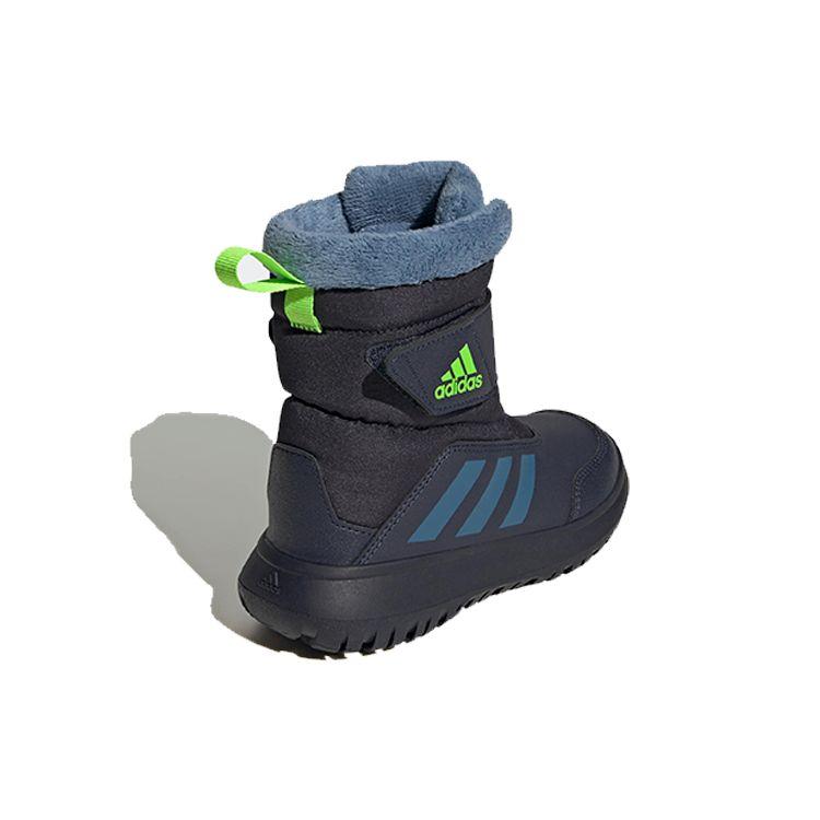 Adidas Winterplay C Cizme de Iarnă pentru Copii Antiderapante Durabile Călduroase până la Mijlocul Gambei Cizme pentru Copii Negru Albastru GZ6796