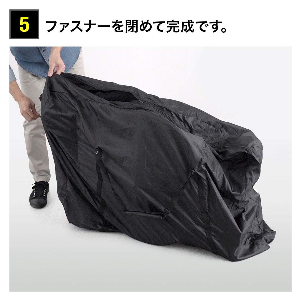 SANWA DIRECT Bike Bag for Cross and Road Front and Rear Wheel Includes Storage Pouch and Shoulder Sizes S To Bikes, Storage, Strap, M, 800-BYBAG003