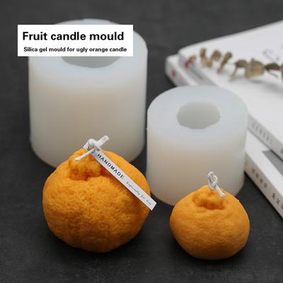 1 stücke 3D Lebensechte Hässliche Orange Modellierung Silikon Form Handgemachte DIY Seife Form Kuchen Fondant Gips Ton Kerze Backen Werkzeuge