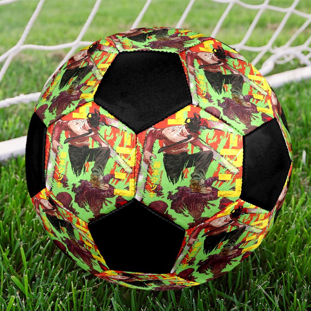 Pallone da Calcio Colorato Cucito a Macchina PVC Misura 5 Pronto per Allenamento di Squadra e Competizione Resistente Alto Rimbalzo Raffreddamento Regalo Sportivo