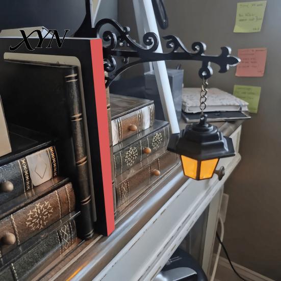 Magic Book Scented Lamp Library Lantern, Decorative Bookshelf Lighting, Vintage Fantasy Nook Lamp, Reading Cozy Space Lighting Light for Bookworms,
