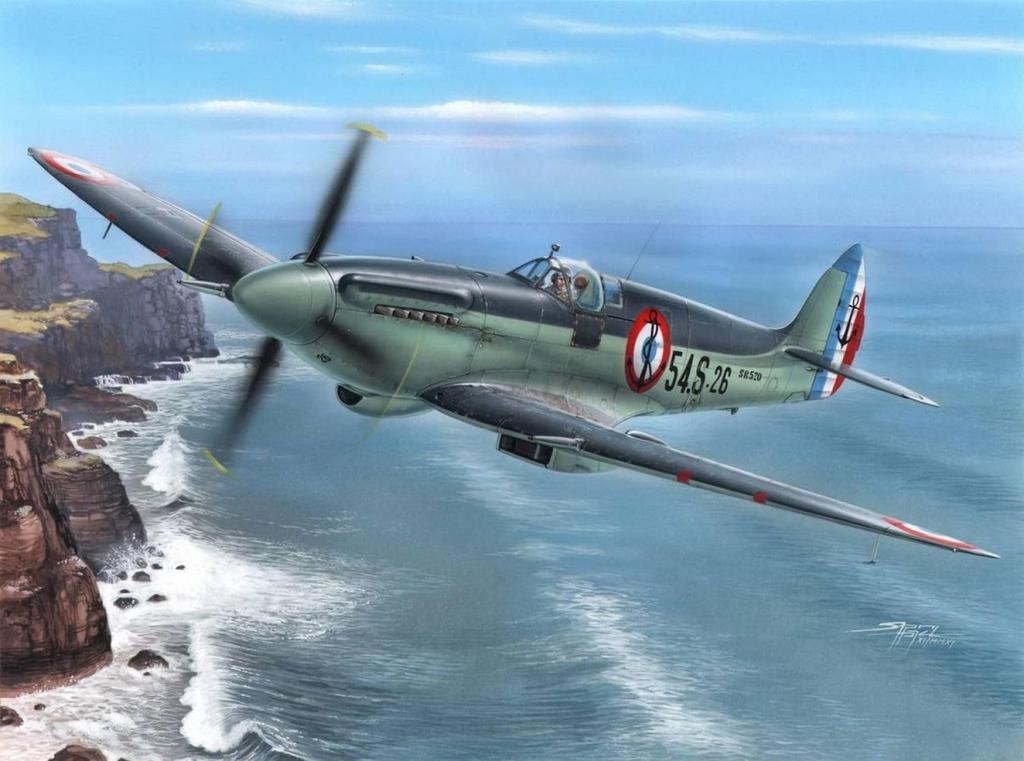 Special Hobby 1/48 French Supermarine Seafire Mk.15 Plastic Model SH48125n