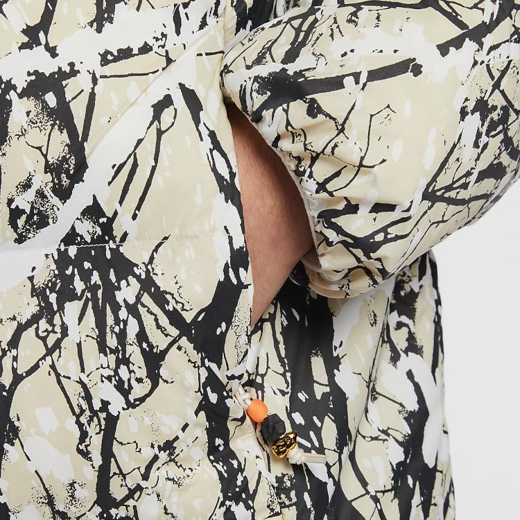 Nike Primaloft Therma-Fit Adv ACG Lunar Lake Loose Fit Hooded Warm Jacket Men Jacket Light-Brown Coal-Black Mountain-White HF0034-104