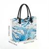  Watercolor Art Large Tote Bag Casual Durable Daily Carry Handbag For Shopping Travel Commute
