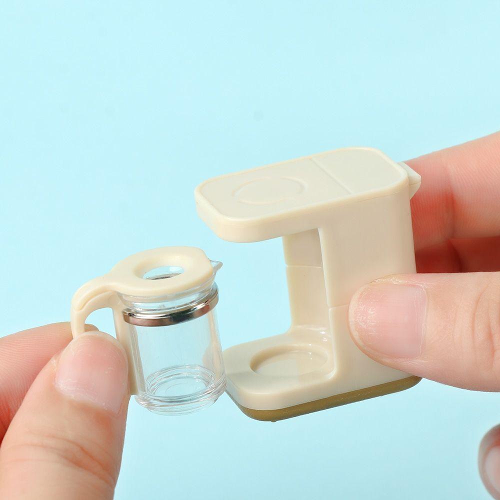 Machine Kitchen Bread Machine Juicer Coffee Pot Miniature Coffeemaker Dollhouse Coffee Machine