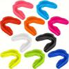 10pcs Silicone Sports Mouth Guards for Boxing, Basketball, Soccer, Hockey, Karate, Football - Protective Dental Mouth Protectors for Contact Sports